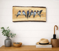 Bird Wall Art on Cherry Live Edge | Metal Swallow Silhouette | Rustic Farmhouse Decor